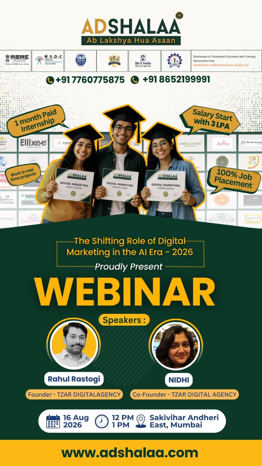 Digital Marketing Webinar 2026 – Adshalaa
